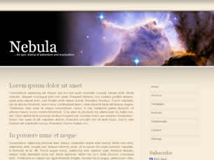 Preview nebula - FREE HTML CSS JavaScript Template