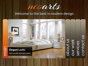 Preview neoarts - FREE HTML CSS JavaScript Template