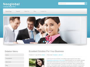 Preview neoglobal - FREE HTML CSS JavaScript Template