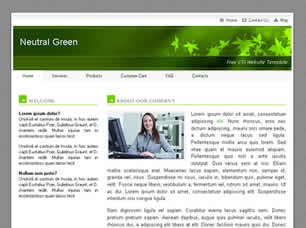 Preview neutral green - FREE HTML CSS JavaScript Template