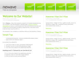 Preview newave - FREE HTML CSS JavaScript Template