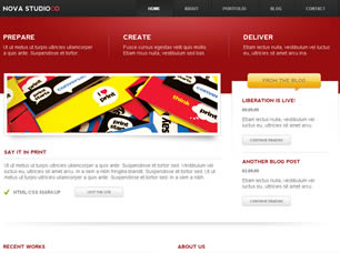 Preview nova studio - FREE HTML CSS JavaScript Template