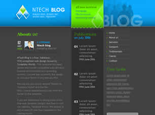 Preview ntech blog - FREE HTML CSS JavaScript Template