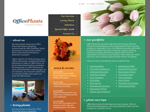 Preview office plants - FREE HTML CSS JavaScript Template