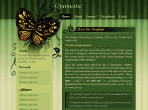 Preview optimistic - FREE HTML CSS JavaScript Template