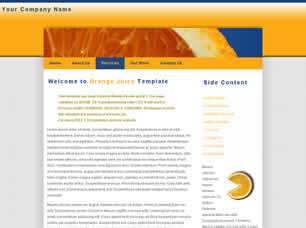 Preview orange juice - FREE HTML CSS JavaScript Template