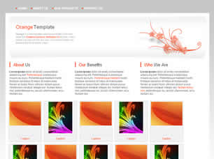 Preview orange - FREE HTML CSS JavaScript Template