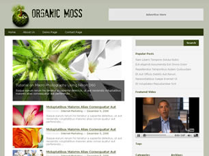 Preview organic moss - FREE HTML CSS JavaScript Template