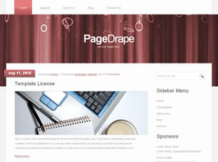 Preview pagedrape - FREE HTML CSS JavaScript Template