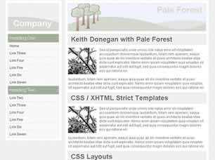 Preview pale forest - FREE HTML CSS JavaScript Template