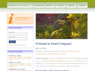 Preview pastel company - FREE HTML CSS JavaScript Template