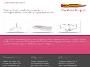 Preview pencilpink - FREE HTML CSS JavaScript Template