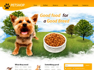 Preview petshop - FREE HTML CSS JavaScript Template