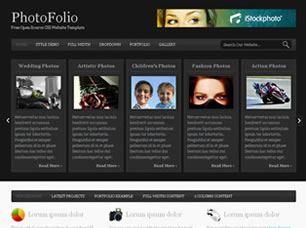 Preview photofolio - FREE HTML CSS JavaScript Template