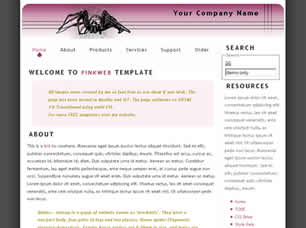 Preview pinkweb - FREE HTML CSS JavaScript Template