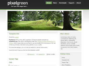 Preview pixelgreen 1 1 - FREE HTML CSS JavaScript Template