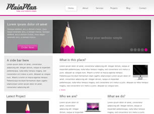 Preview plainplan - FREE HTML CSS JavaScript Template