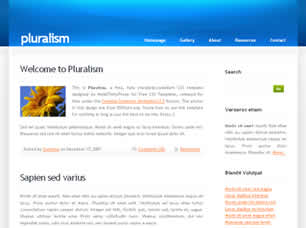 Preview pluralism - FREE HTML CSS JavaScript Template