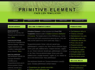 Preview primitive element - FREE HTML CSS JavaScript Template