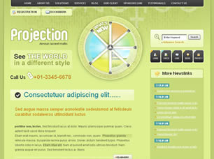 Preview projection - FREE HTML CSS JavaScript Template