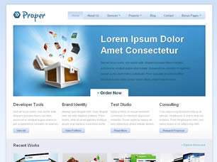 Preview proper - FREE HTML CSS JavaScript Template