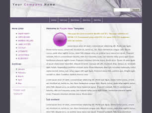 Preview purple haze - FREE HTML CSS JavaScript Template