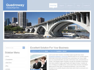 Preview quadroway - FREE HTML CSS JavaScript Template