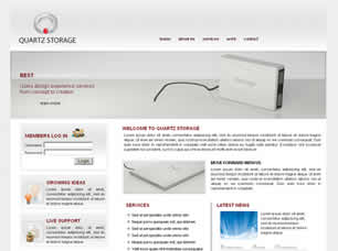 Preview quartz storage - FREE HTML CSS JavaScript Template