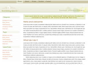 Preview rambling soul 3 - FREE HTML CSS JavaScript Template