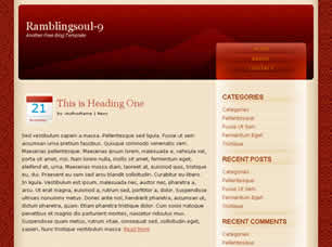 Preview ramblingsoul 9 - FREE HTML CSS JavaScript Template