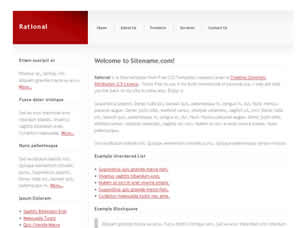 Preview rational - FREE HTML CSS JavaScript Template