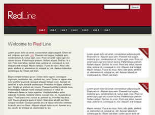 Preview red line - FREE HTML CSS JavaScript Template