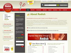 Preview redish - FREE HTML CSS JavaScript Template