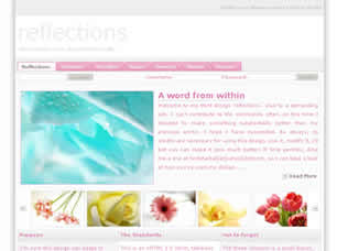 Preview reflections - FREE HTML CSS JavaScript Template