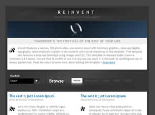 Preview reinvent - FREE HTML CSS JavaScript Template