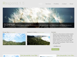 Preview respond 1 5 - FREE HTML CSS JavaScript Template