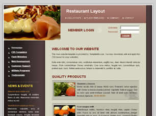 Preview restaurant - FREE HTML CSS JavaScript Template