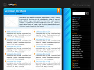 Preview revolt 01 - FREE HTML CSS JavaScript Template