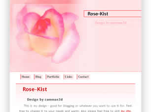 Preview rose kist - FREE HTML CSS JavaScript Template