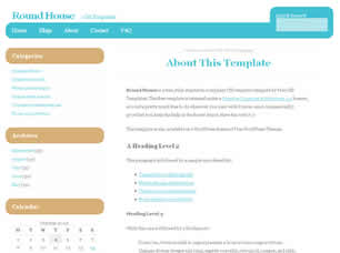 Preview round house - FREE HTML CSS JavaScript Template