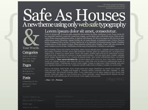 Preview safe as houses - FREE HTML CSS JavaScript Template