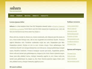 Preview sahara - FREE HTML CSS JavaScript Template