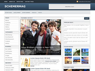 Preview schemermag - FREE HTML CSS JavaScript Template