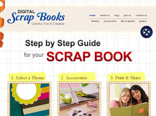 Preview scrap books - FREE HTML CSS JavaScript Template