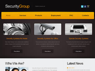 Preview securitygroup - FREE HTML CSS JavaScript Template