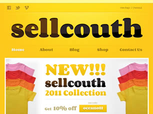 Preview sellcouth - FREE HTML CSS JavaScript Template