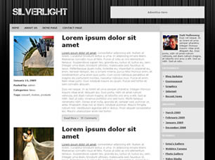 Preview silverlight - FREE HTML CSS JavaScript Template