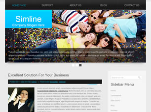 Preview simline - FREE HTML CSS JavaScript Template