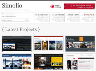 Preview simolio - FREE HTML CSS JavaScript Template