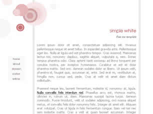 Preview simple white - FREE HTML CSS JavaScript Template